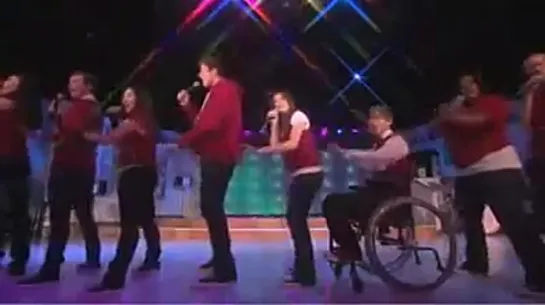 Glee cast - "Don't Stop Believin" (живое исполнение на шоу Опры)