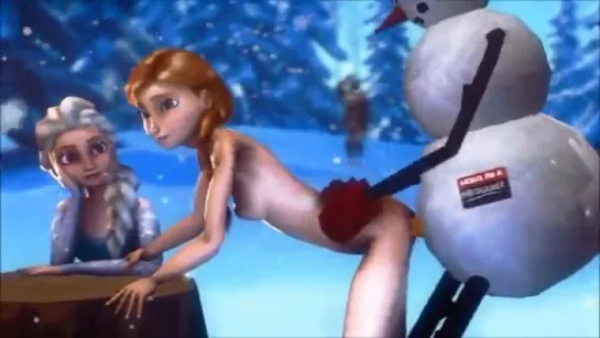 FROZEN fuck compilation 3d порно мультик Холодное Сердце 2 сестры трахаются снеговик порнуха porn porno Sex Секс мульт домашнее