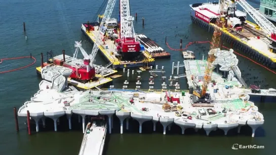 Official 'Little Island' Construction Time-Lapse from EarthCam