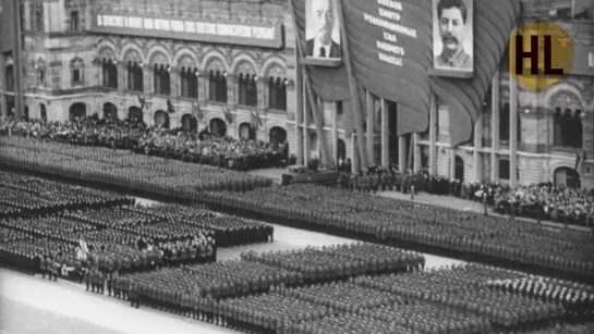 Парад в Москве 1 мая 1940 года. The Moscow parade of 1940 | History Lab. Footage