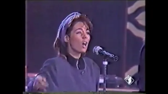 Sandra - Everlasting love & Secret land ( live at 1.2.3 Jovanotti, Italy 20.11.1988 )