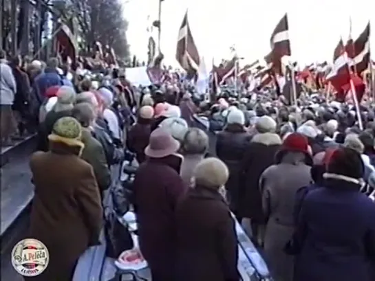 1991. gada 13. un 15. janvāris – Vislatvijas tautas manifestācija un barikādes Rīgā