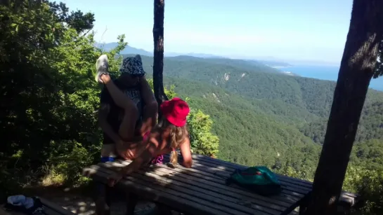 The most amazing amateur sex at an altitude of 800 meters above sea level | Sasha Bikeyeva