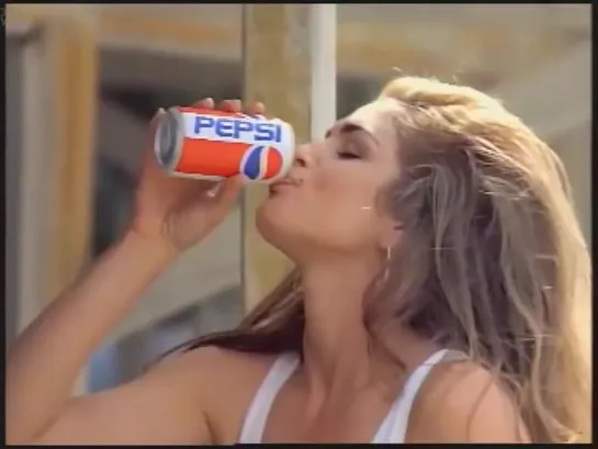 Реклама Пепси Синди Кроуфорд / Pepsi Cindy Crawford. 1992 год. VHS