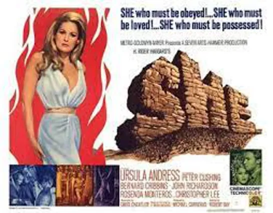 She (1965) -1080p- Ursula Andress, Peter Cushing, Bernard Cribbins