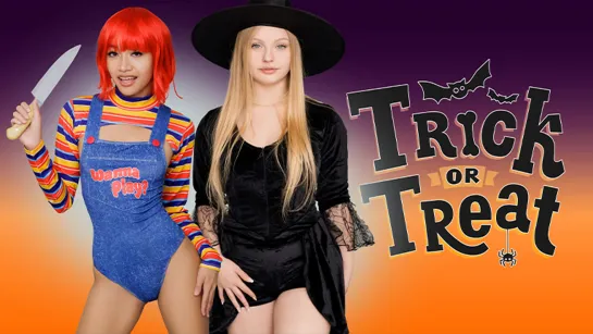 Jade Kimiko & Kylie Shay ( Trick or Threesome)