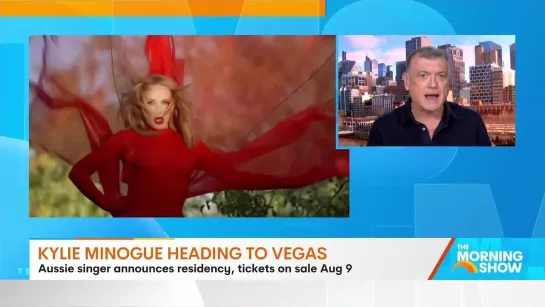 Kylie Minogue Heading To Las Vegas (The Morning Show 2023)