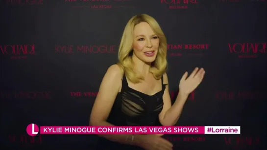 Kylie Minogue Confirms Las Vegas Shows (Lorraine 2023)