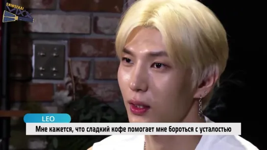 [RUS SUB] Pops in Seoul Soft yet husky voice! LEO of VIXX Interview for Romanticism