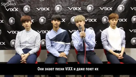 [RUS SUB] INTERVIEW TO VIXX IN MEXICO