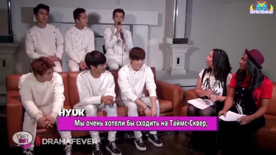 [RUS SUB] VIXX exclusive interview with The Nutty Nomads and DramaFever 2014