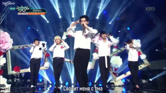 [RUS SUB] 160902 VIXX, MONSTA X, UP10TION, ASTRO, HALO - Man Man Ha Ni @ MB Special Stage