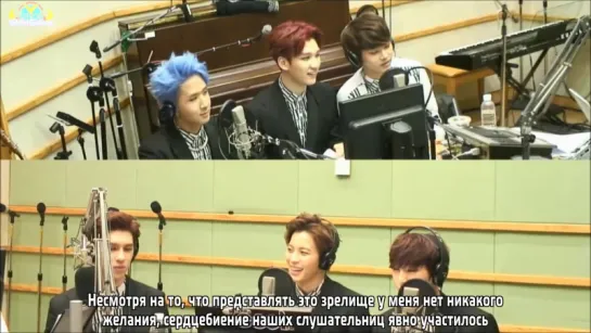 [RUS SUB] 20140529 Super Junior Kiss The Radio - VIXX