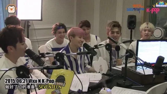 [RUS SUB] 150621 VIXX NKpop - Star Talk SEVENTEEN (Woozi's aegyo)