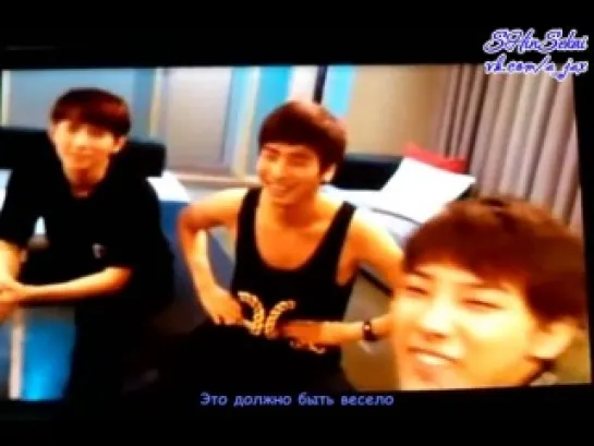 20130926 - StarCall - A-jax (SeungJin, HyoJun, JaeHyung) рус саб