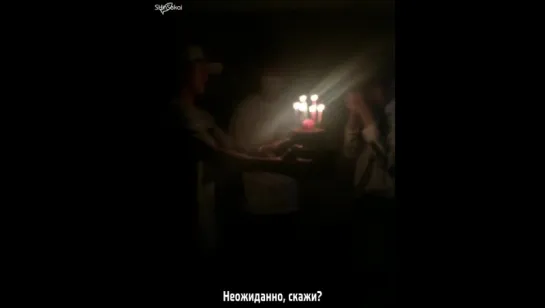 [RUS SUB] 170406 VIXX Ken's Birthday Surprise (Hongbin IG video)