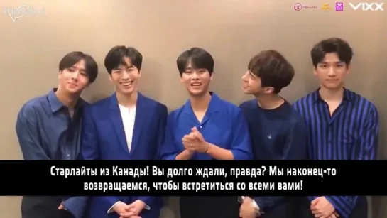 [RUS SUB] VIXX Shangri-la in Canada Tour Announcement Video