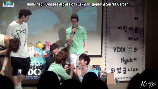 [RUS SUB] VIXX 2012 N & Hyuk Day Special Video