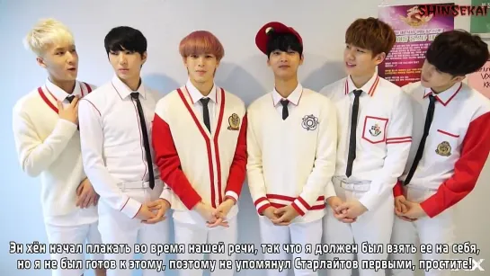 [RUS SUB] 20150308 VIXX 1st Place Thank You Video - Things We Couldn't Say