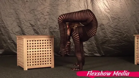 Circus girl contortion