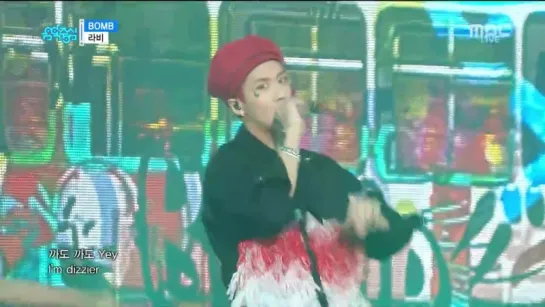 170114 RAVI - BOMB @ MBC Music Core