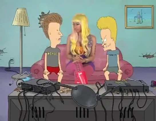 2011: Nicki Minaj & Beavis & Butthead в промо-ските «Video Music Awards 2011»