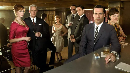 🎥 Безумцы ( Mad Men ) 1...2 сезон 26 серий  2007-08  Оценка "Кинопоиск" 7.9