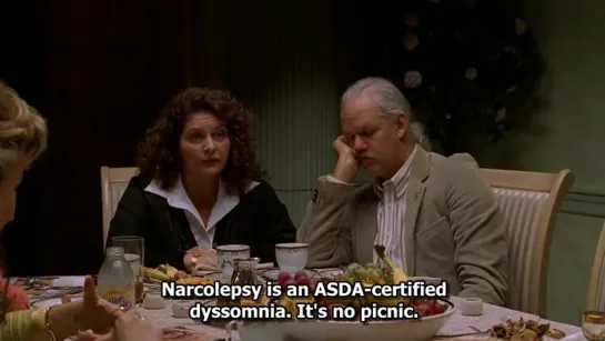 Narcolepsy is an ASDA-certified dyssomnia The Sopranos / Сезон: 3