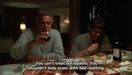 You can`t treat sociopaths / The Sopranos / Сезон: 1 /