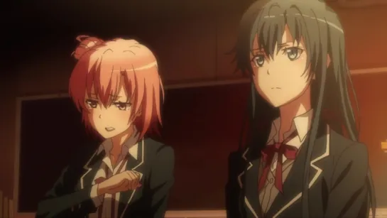 Розовая пора моей школьной жизни сплошной обман ТВ-2 / OreGairu TV-2 - 8 серия [Cuba77 & Trina_D]