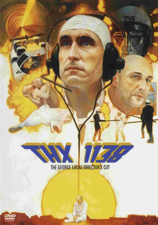 THX 1138 (1971) - фантастическая драма-антиутопия. Джордж Лукас