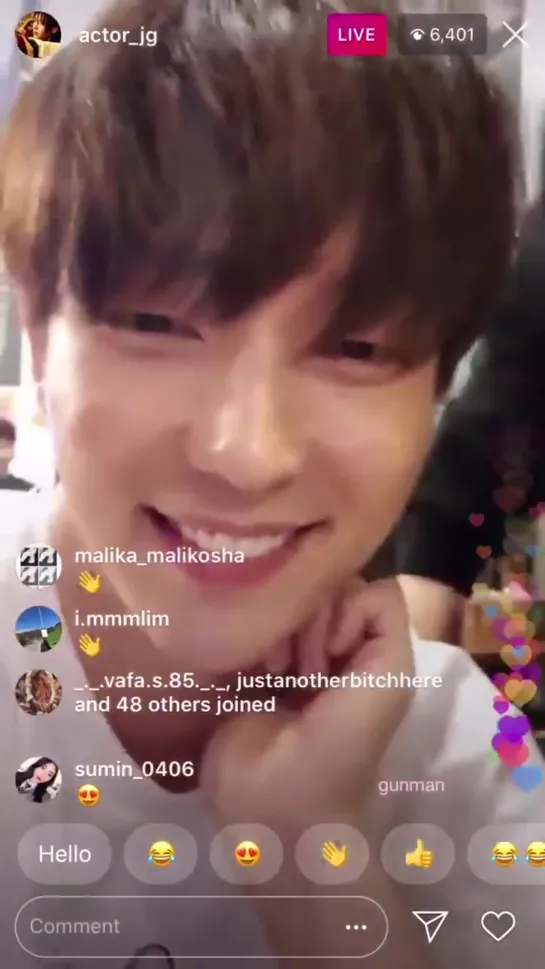 JG’s Insta Live 20191116 (ENG) part 1