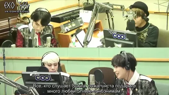 [РУСС. САБ] 131031 Taemin (SHINee) with Kai (EXO) Speed Quiz @ Sukira Kiss The Radio