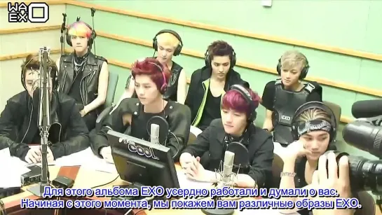 [РУСС. САБ] 130530 EXO - Kiss The Radio (SuHo`s letter)