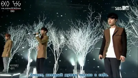 [РУСС. САБ] 131217 EXO - MC + Miracles in December @ SBS MTV The Show