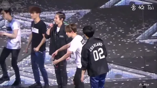 [РУСС САБ] 150530 EXO'luXion in Shanghai @ Ment (СэБэк танцуют LMR)