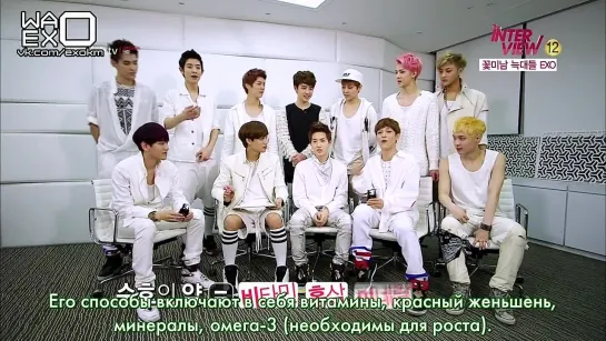 [РУСС.САБ] 130705 EXO @ Olleh Interview HD