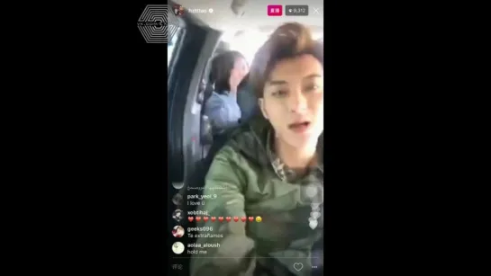 [РУСС. САБ]  170224 TAO @ Instagram Live Stream