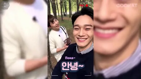 [РУСС САБ] 160504 EXO Xiumin Chen @ Trip Without Manager Episode 5