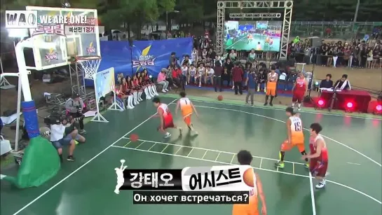 [РУСС.САБ] 131208 Let's Go! Dream Team: Basketball Special (EXO Kris & Tao)