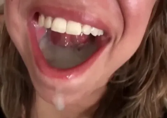 Cumshots in mouth / Камшоты / Нарезки семяизвержений в ротик девушкам