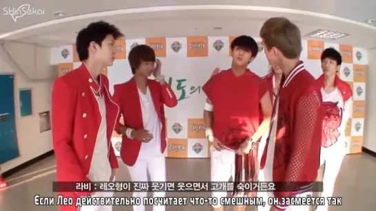 [RUS SUB] 120720 SBSMTV Behind the Show - VIXX