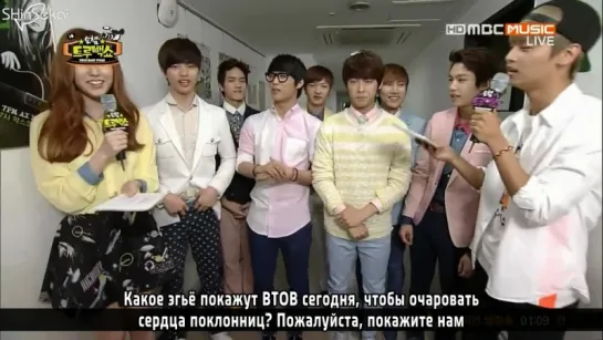 [RUS SUB] 130501 BTOB & VIXX N Cut - Show Champion True Back Show