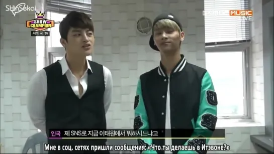 [RUS SUB] 130501 Show Champion Backstage Seo In Guk TV VIXX N cut