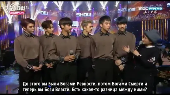 [RUS SUB] 20161102 ShowChampion Interview - VIXX