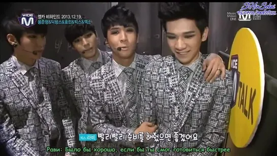 [RUS SUB] 131226 MNET Wide Entertainment News, MCD Behind M-Talk VIXX cut