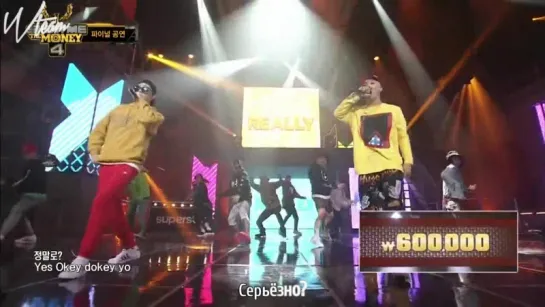 [Wteam] SONG MINO - OKEY DOKEY (feat. ZICO) выступление на SMTM4 [рус.саб]