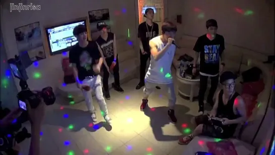 Team B in Karaoke room - Gangnam style , Fanstatic baby