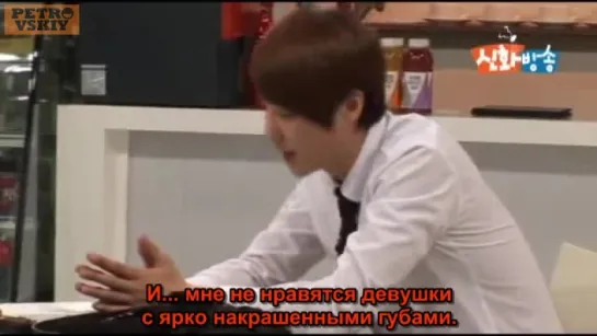 [RUS SUB] Shinhwa Broadcast Ep 18 Making Part 3