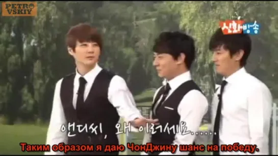 [RUS SUB] Shinhwa Broadcast Ep 18 Making Part 2